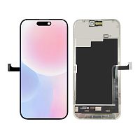 Дисплей для iPhone 15 Pro Max (A3106) в сборе с тачскрином Черный - KELAI (Soft OLED) (площадка под IC)