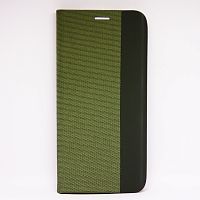 Чехол-книга MESH LEATHER MIX для Xiaomi Redmi NOTE 12 _4G (2023) хаки