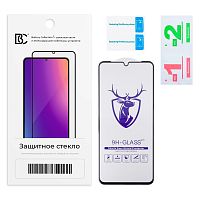Купить Защитное стекло "Премиум" для Xiaomi Redmi 14C/15C 4G/A5/Poco C71/C75/C85 Черный с доставкой