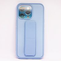 Чехол-подставка с магнитом для iPhone 13 PRO (6.1") 2021 серо-голубой