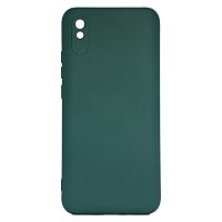 Чехол NANO силикон для Xiaomi Redmi 9A (2020) темно-зелёный