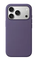Чехол силиконовый Silicone Case MagSafe для iPhone с анимацией 17 Pro/18 Pro Purple Fog