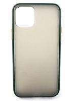Чехол Силикон SKIN SHELL /противоударный/ для iPhone 11 PRO 5.8" (2019) темно-зелёный