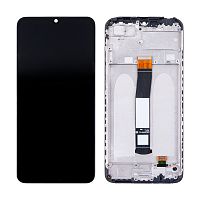 Дисплей для Xiaomi Poco C40 модуль с рамкой Черный - OR