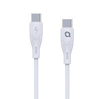 Кабель Type-C & Type-C Qayan QCUM-111 (20w),1м, белый