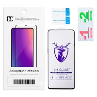 Защитное стекло "Премиум" для Infinix Smart 8/8 Pro/8 Plus Черный