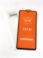 Защитное стекло "Полное покрытие" для Samsung Galaxy A42 2021 полный клей (black)