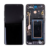 Дисплей для Samsung Galaxy S9+ (G965F) модуль с рамкой Черный - (OLED)