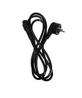 Кабель питания CEE 7/7 - IEC-C5 (евровилка - 3 pin, 1.5 м) Черный