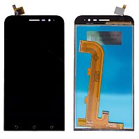 Купить Дисплей для Asus ZB500KL (ZenFone Go) в сборе с тачскрином Черный с доставкой