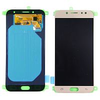Дисплей для Samsung Galaxy J7 2017 (J730F) в сборе с тачскрином Золото - (OLED)