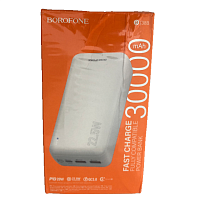    Borofone Power Bank BJ38B 30000 mAh PD 20W QC3.0 White  