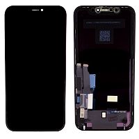 Купить Дисплей для iPhone Xr (A2105) в сборе с тачскрином Черный GX с доставкой