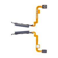 Шлейф для Xiaomi Poco M5s (2207117BPG) сканер отпечатка пальцев Черный
