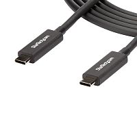 Кабель Type-C - Type-C Thunderbolt 3 (100W, PD, 2 м) (тех.упак.) Черный
