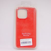 Чехол Silicon case_ низ закрыт_для iPhone 13 PRO (2021) №14 красный