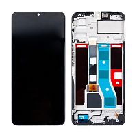 Дисплей для Realme C51 (RMX3830) модуль с рамкой Черный - OR