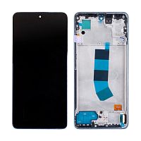 Дисплей для Xiaomi Redmi Note 13 4G (23129RAA4G/23124RA7EO/23129RA5FL) модуль с рамкой Синий - (OLED)