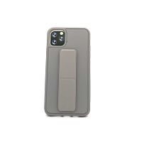 Чехол-подставка (силикон,магнит) для iPhone 11 PRO MAX 6.5" серый