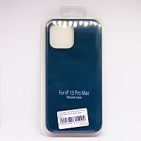 Чехол Silicon case_ низ закрыт_для iPhone 13 PRO MAX (2021) №35 синий космос