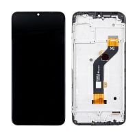 Дисплей для Tecno Spark 8C (KG5n) модуль с рамкой Черный - OR