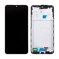 Дисплей для Samsung Galaxy A17 4G (A175F) модуль с рамкой Черный - (OLED) (Full Size)