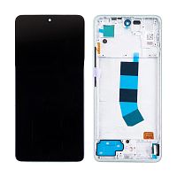 Дисплей для Xiaomi Redmi Note 13 4G (23129RAA4G/23124RA7EO/23129RA5FL) модуль с рамкой Зеленый - (OLED)