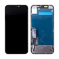 Купить Дисплей для iPhone 11 (A2221) в сборе с тачскрином Черный GX (площадка под IC) с доставкой