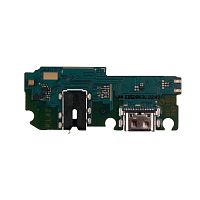 Шлейф для Samsung Galaxy A12/M12 (A125F/M127F) плата системный разъем/разъем гарнитуры/микрофон - Премиум