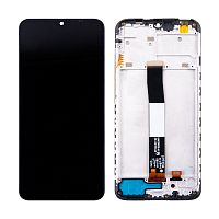 Дисплей для Xiaomi Redmi 9A/9C/10A модуль с рамкой Черный - OR