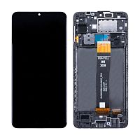 Дисплей для Samsung Galaxy A12 Nacho (A127F) модуль с рамкой Черный - OR Ref. (SP)