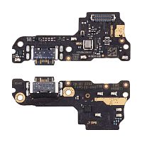 Шлейф для Xiaomi Poco M7 4G/Redmi 15 4G (25062PC34G/25062RN2DY) плата системный разъем/микрофон - Премиум