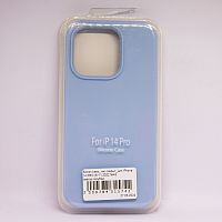 Чехол Silicon case_ низ закрыт_для iPhone 14 PRO (6.1") 2022 №43 светло-голубой