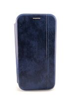 Чехол-книга VINTAGE LiNE для iPhone 12/12 PRO (6.1") 2020 темно-синий