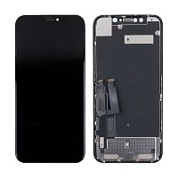 Купить Дисплей для iPhone Xr (A2105) в сборе с тачскрином Черный - OR (Заменено стекло и тач) с доставкой