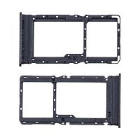 Держатель SIM для Xiaomi Poco M6 4G (2404APC5FG) Черный