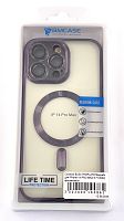 Чехол Силикон ELECTROPLATE Magsafe для iPhone 14 PRO MAX 6.7"(2022) фиолетовый