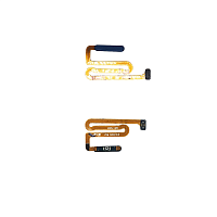 Купить Шлейф для Samsung Galaxy M12/A12/A12 Nacho (M127F/A125F/A127F) сканер отпечатка пальцев Синий с доставкой