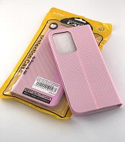 Чехол-книга MESH LEATHER MIX для Xiaomi POCO X5 PRO (2023)/Redmi NOTE 12 PRO (5G) розовый