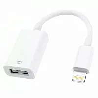 Адаптер OTG переходник FaizFull FP19 USB3.0-Lightning (white)