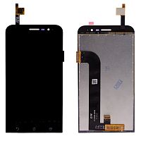 Купить Дисплей для Asus ZB500KG (ZenFone Go) в сборе с тачскрином Черный с доставкой