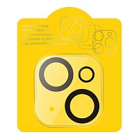 Защитное стекло для камеры Hoco G13 iPhone 15/15 Plus полный клей (black)