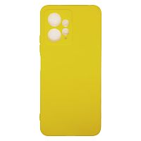 Чехол Cиликон матовый /тех.пак/ для Xiaomi Redmi NOTE 12 (4G) 2023 жёлтый