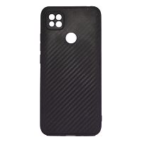 Чехол CARBON Силикон с текстурой карбон для Xiaomi Redmi 10A (2022) чёрный