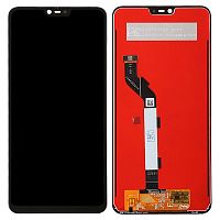 Дисплей для Xiaomi Mi 8 Lite в сборе с тачскрином Черный - Оптима
