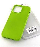 Чехол NANO силикон для iPhone 14 Pro Max 6.7"(2022) салатовый_12