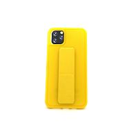Чехол-подставка (силикон,магнит) для iPhone 11 PRO MAX 6.5" жёлтый