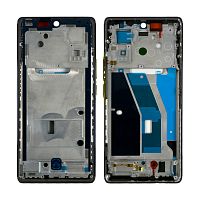 Рамка дисплея для Tecno Spark 20 Pro+ (KJ7) Черный (возможен дефект ЛКП)
