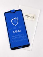 Защитное стекло "Полное покрытие" для Huawei 9i полный клей Черное