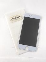 Защитное стекло "Полное покрытие" Антишпион для iPhone 7/8 (белая рамка) тех.пак.